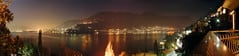 Lago di Como night Panorama