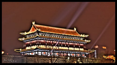 Old Building in HDR at night