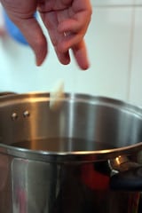 23: Garlic into water