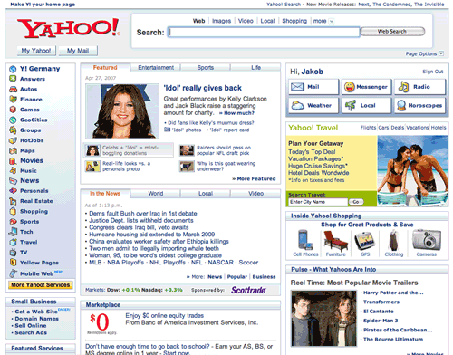 Yahoo! versus AOL Beta 3