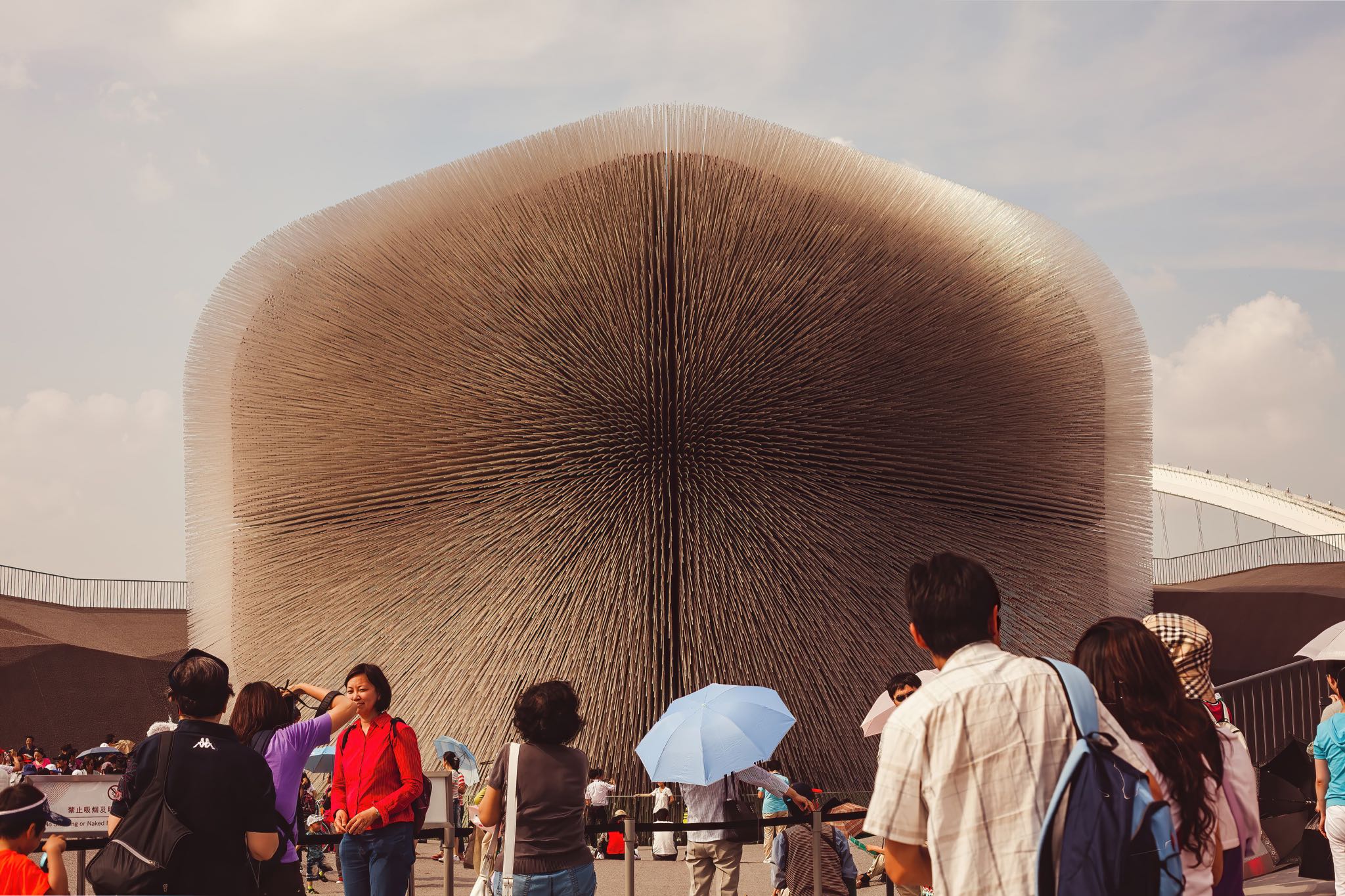 Basking in the Sun at the British Pavilion - a Tranquil Oasis amidst the Bustling Shanghai Expo 2010