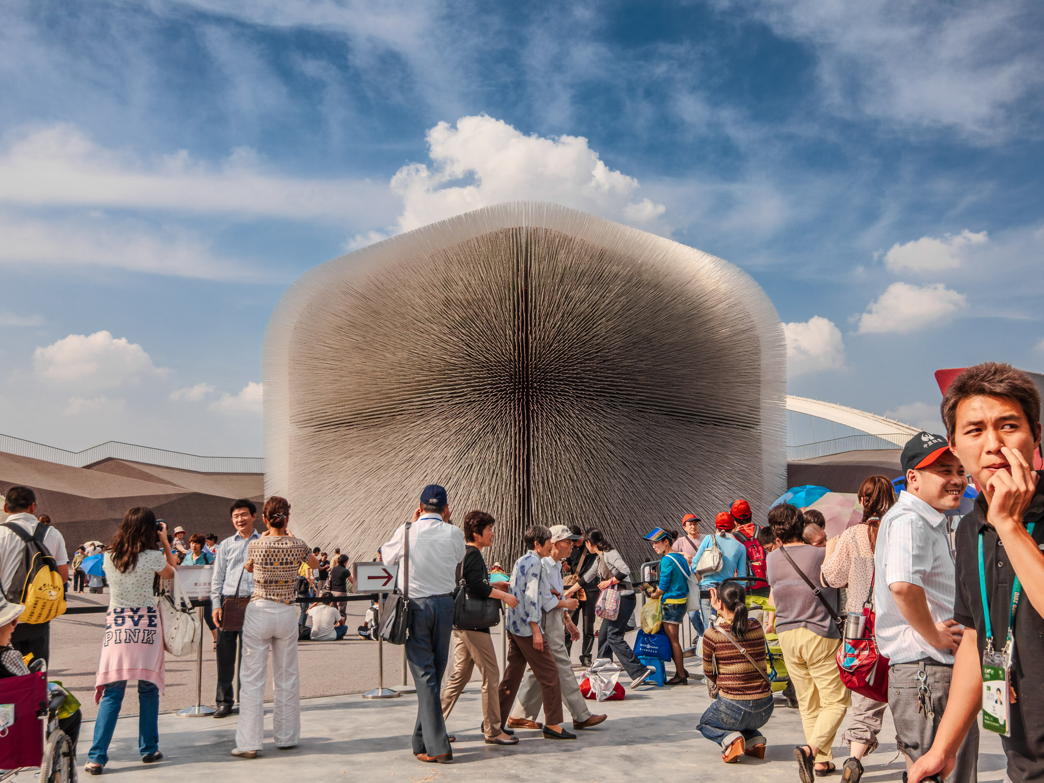 Basking in the Sun at the British Pavilion - a Tranquil Oasis amidst the Bustling Shanghai Expo 2010