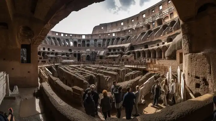 The Construction of the Colosseum in Rome