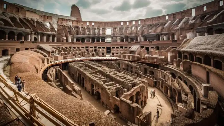 The Construction of the Colosseum in Rome