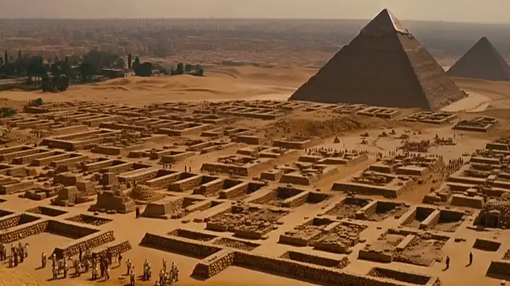 Construction of the Great Pyramids of Giza