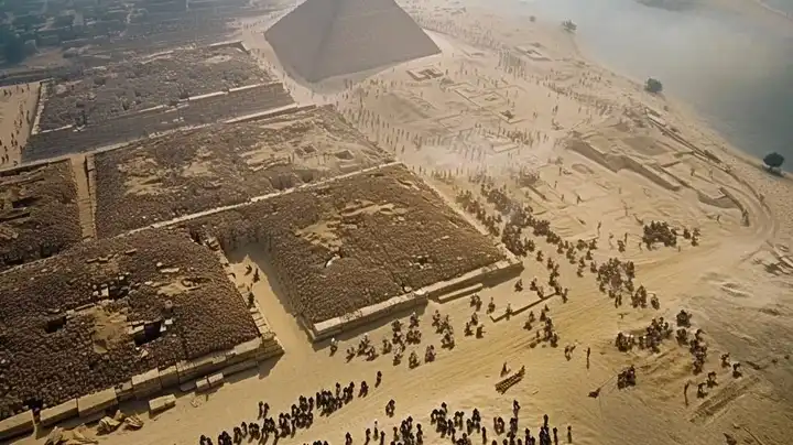 Construction of the Great Pyramids of Giza