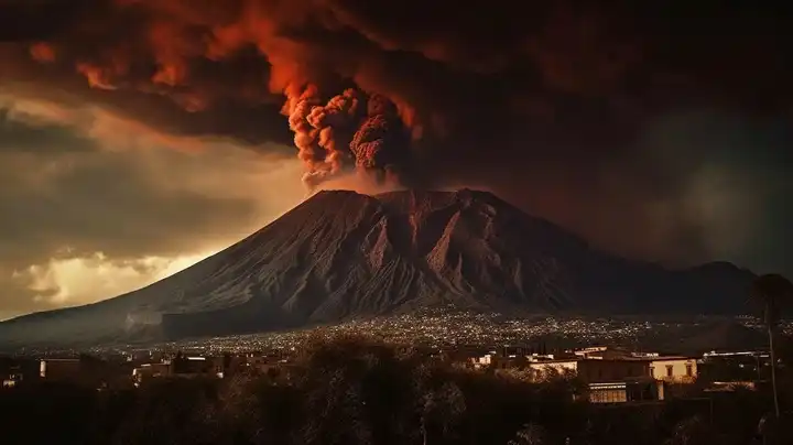 The Eruption of Mount Vesuvius and the Destruction of Pompeii