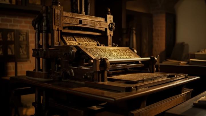 The Invention of the Printing Press by Johannes Gutenberg