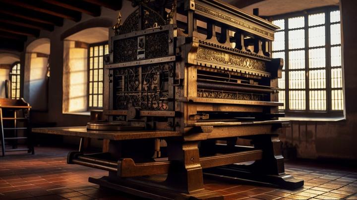 The Invention of the Printing Press by Johannes Gutenberg