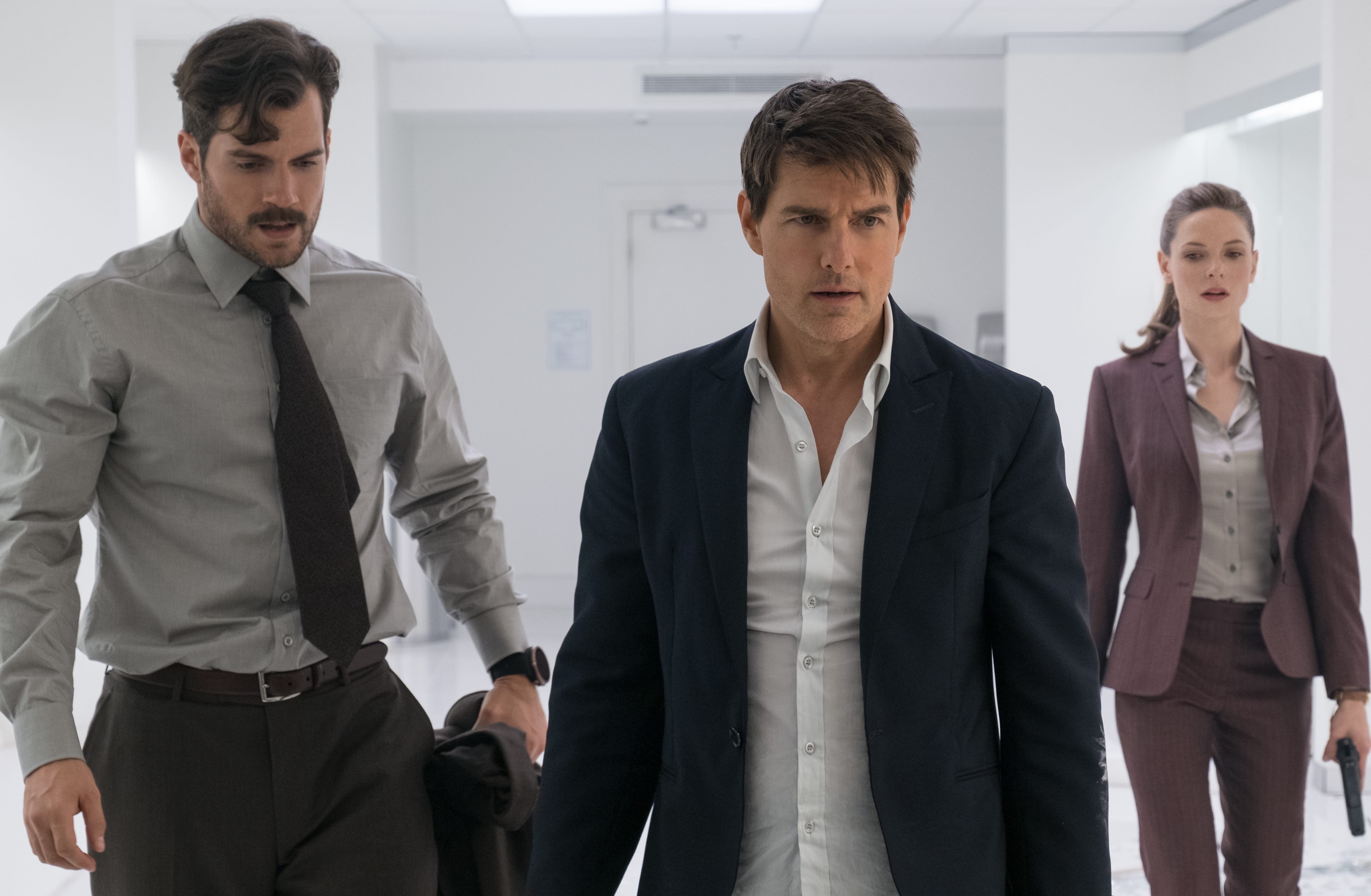 Ethan Hunt mit August Walker und Ilsa Faust in einer Mission in Mission: Impossible – Fallout (2018)