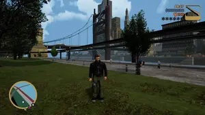 Grand Theft Auto III PC Screenshot, Release 2002, Spielfigur in Liberty City